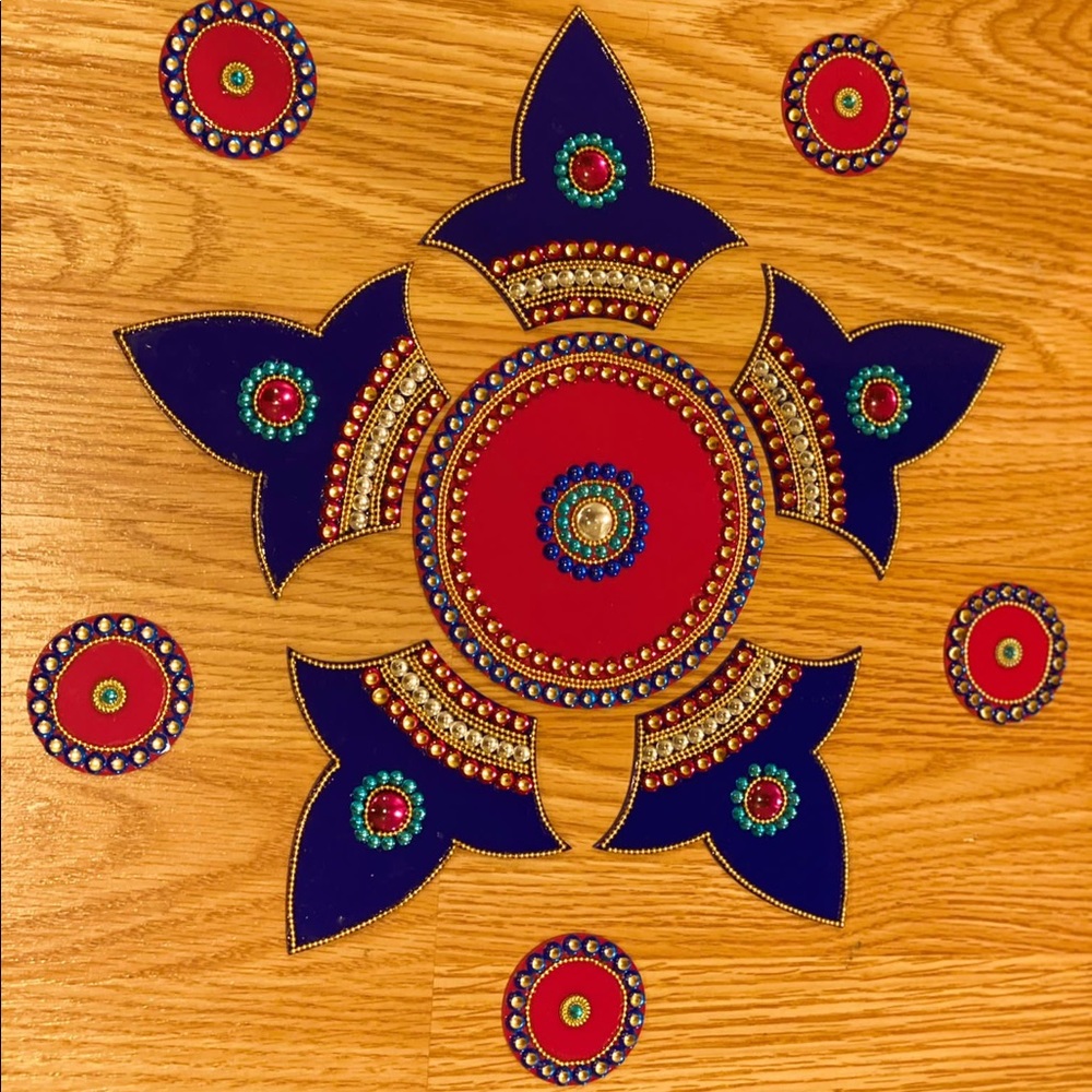Handmade Acrylic Rangoli